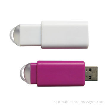 Sliding USB Flash Drives with 128MB to 16GB Memory Capacity